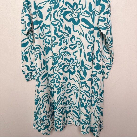 Threadbare Womens Large Turquoise Midi Shirt Dress - Picture 10 of 12